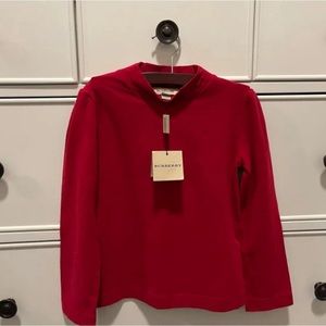 NWT Girl's Burberry SZ 5 L/S Top